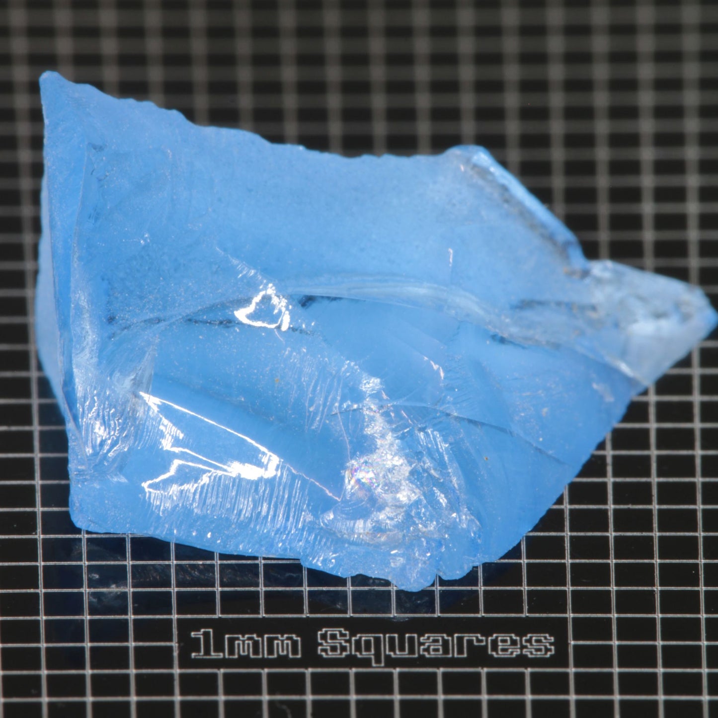 Blue cobalt spinel Rough crystal