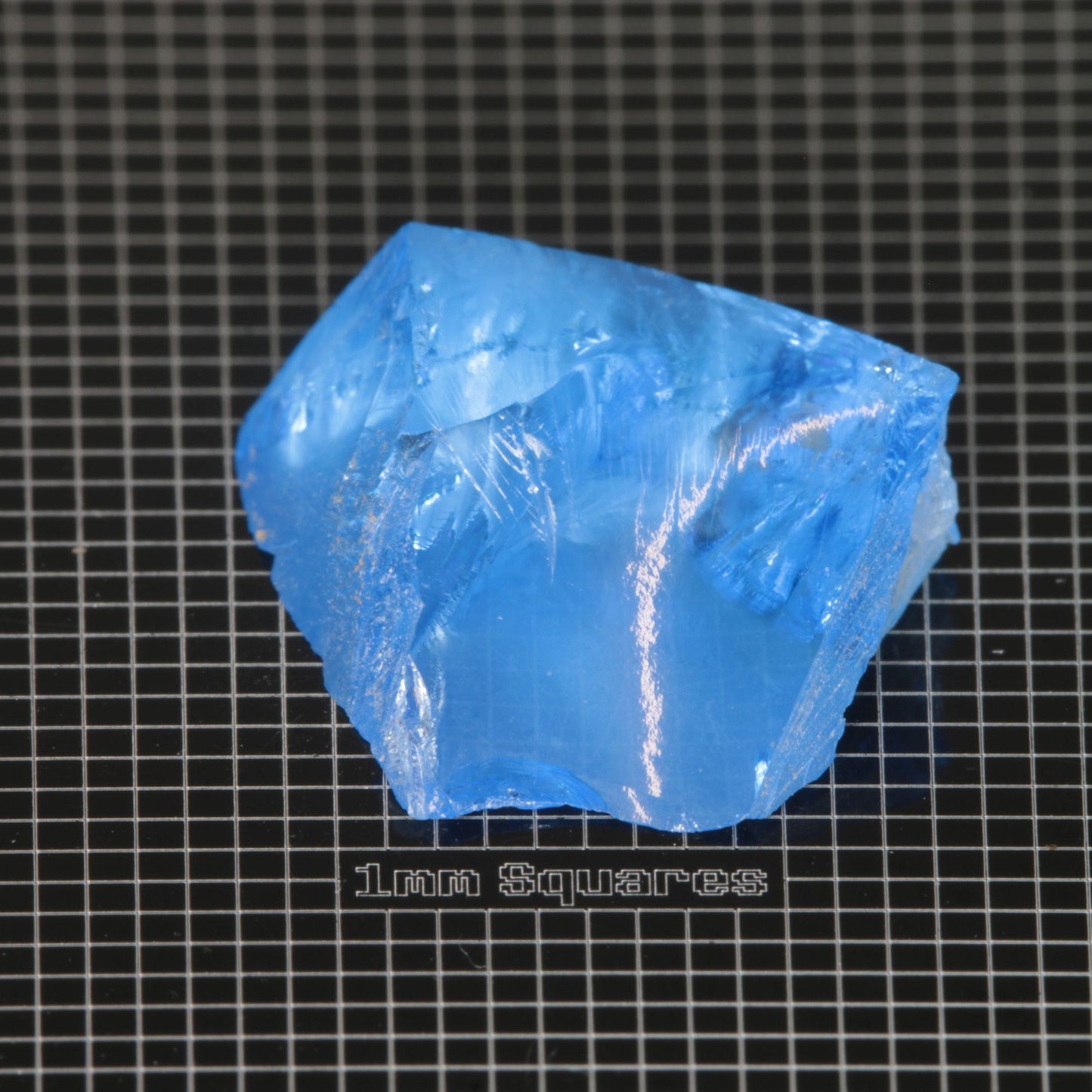 Blue cobalt spinel Rough crystal
