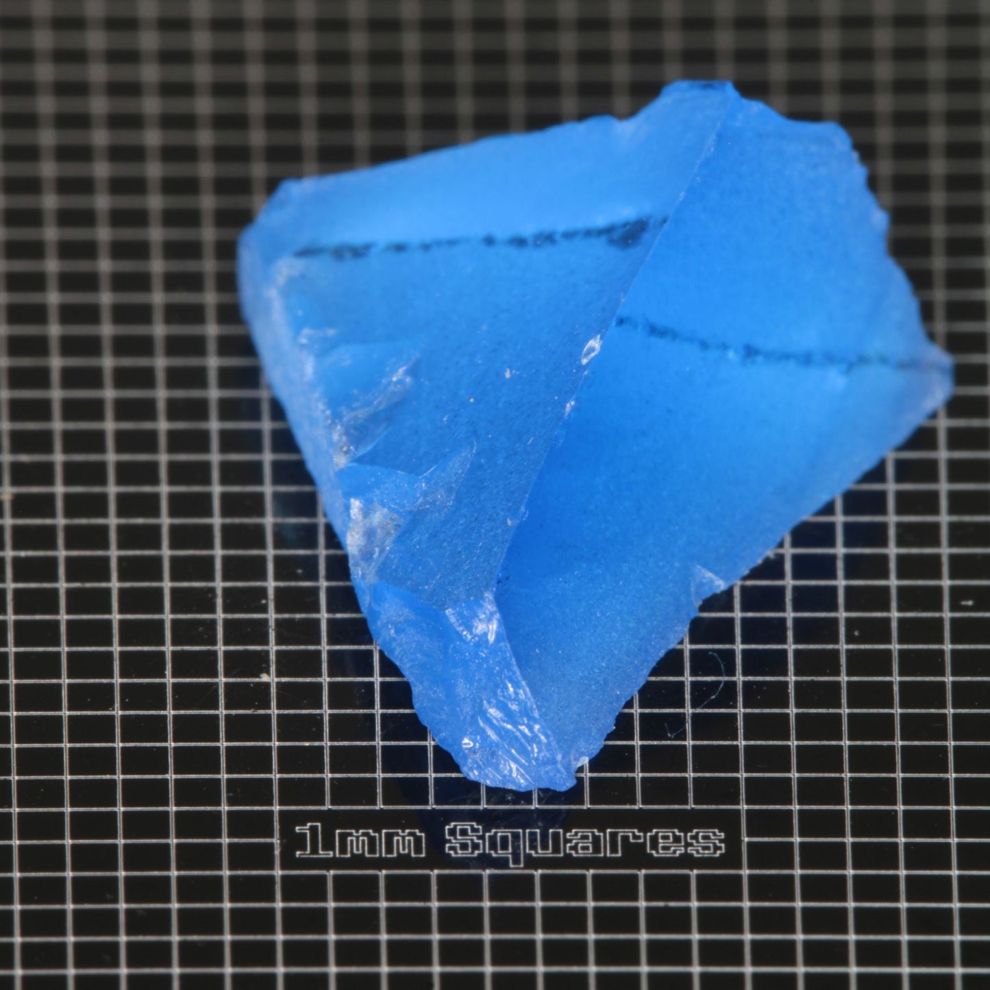 Blue cobalt spinel Rough crystal