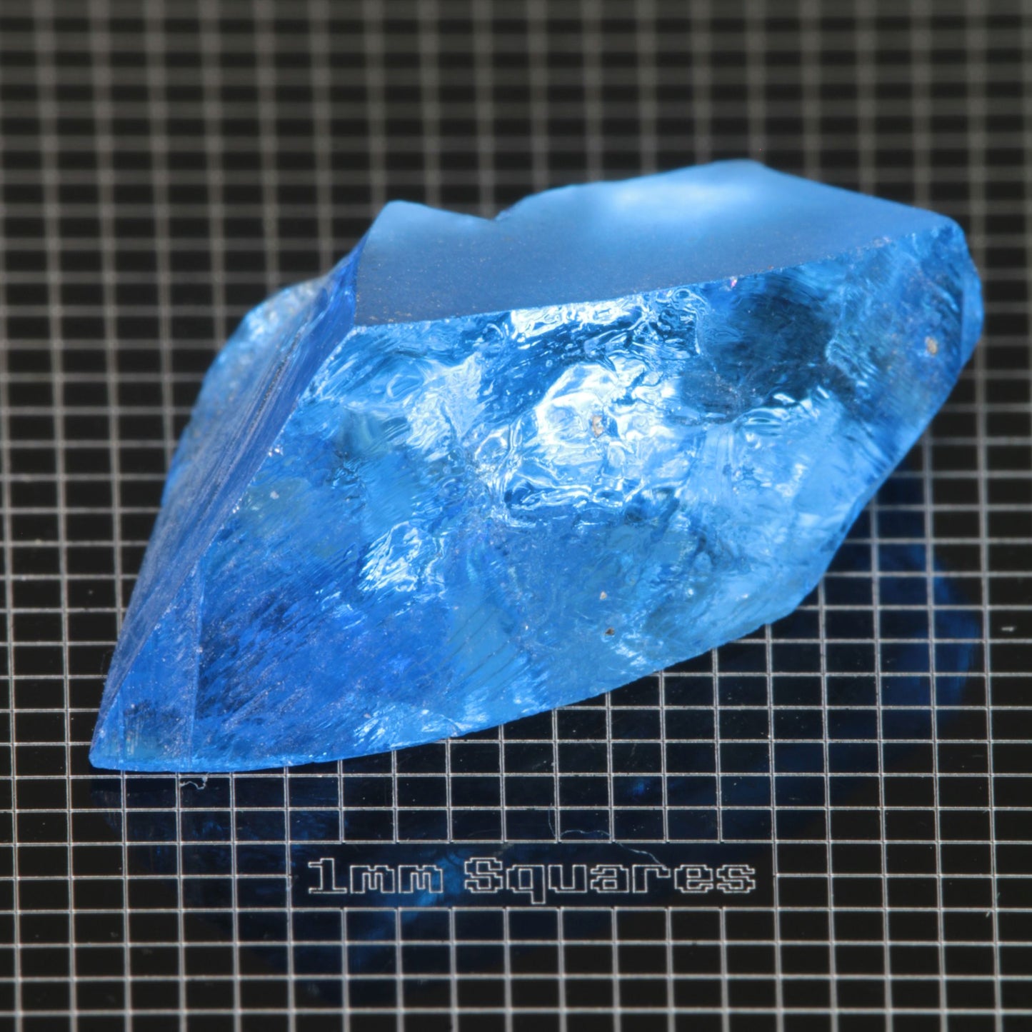 Blue cobalt spinel Rough crystal