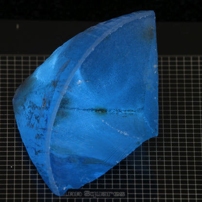 Pulled Blue Co:Spinel Rough crystal