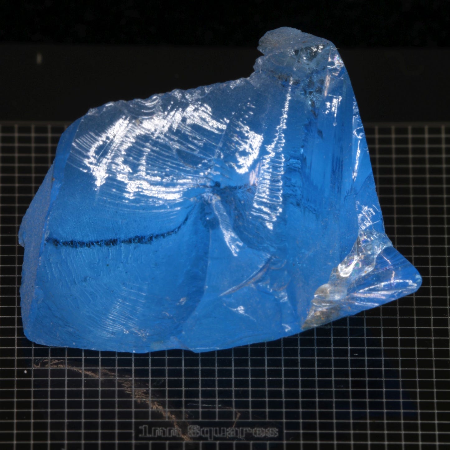 Blue Co:Spinel Rough crystal