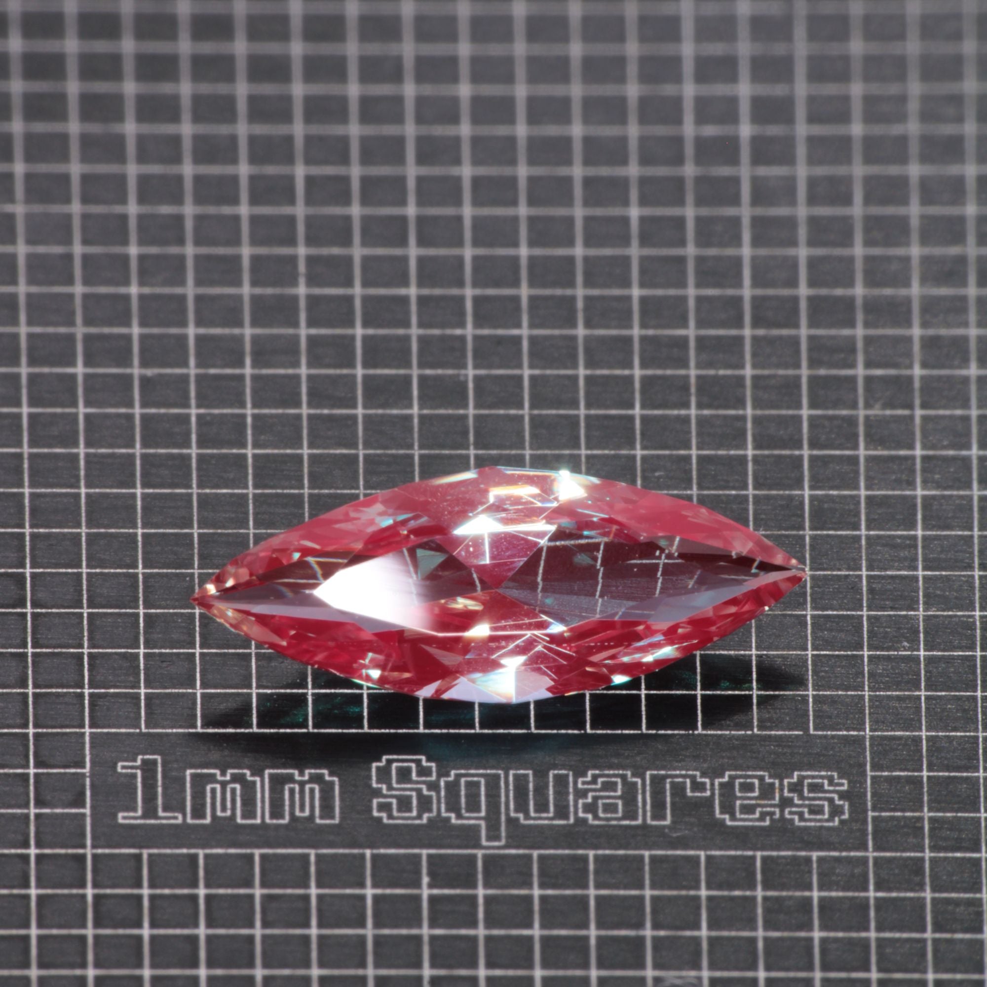 Faceted Marquise Lab Alexandrite Gemstone