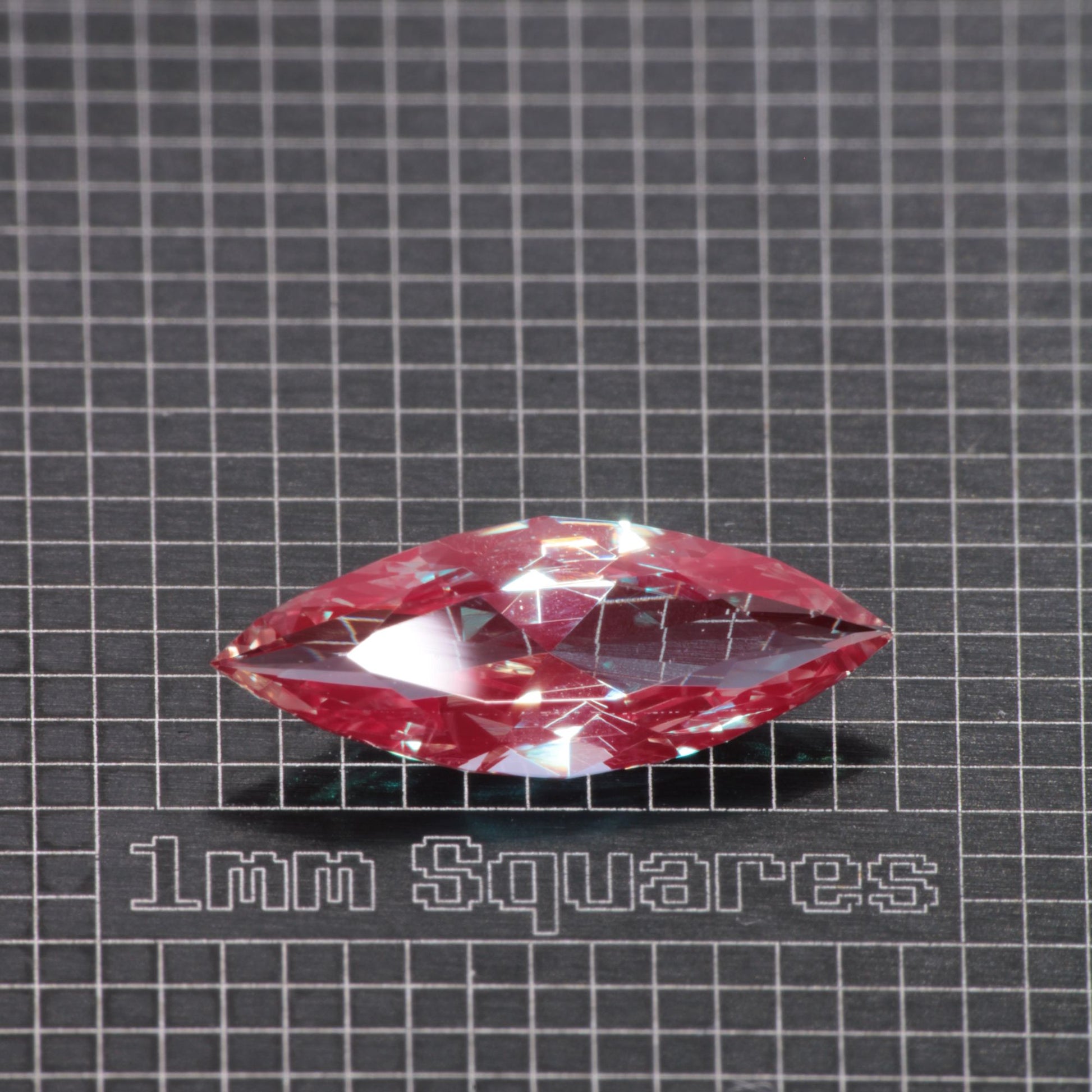Faceted Marquise Lab Alexandrite Gemstone