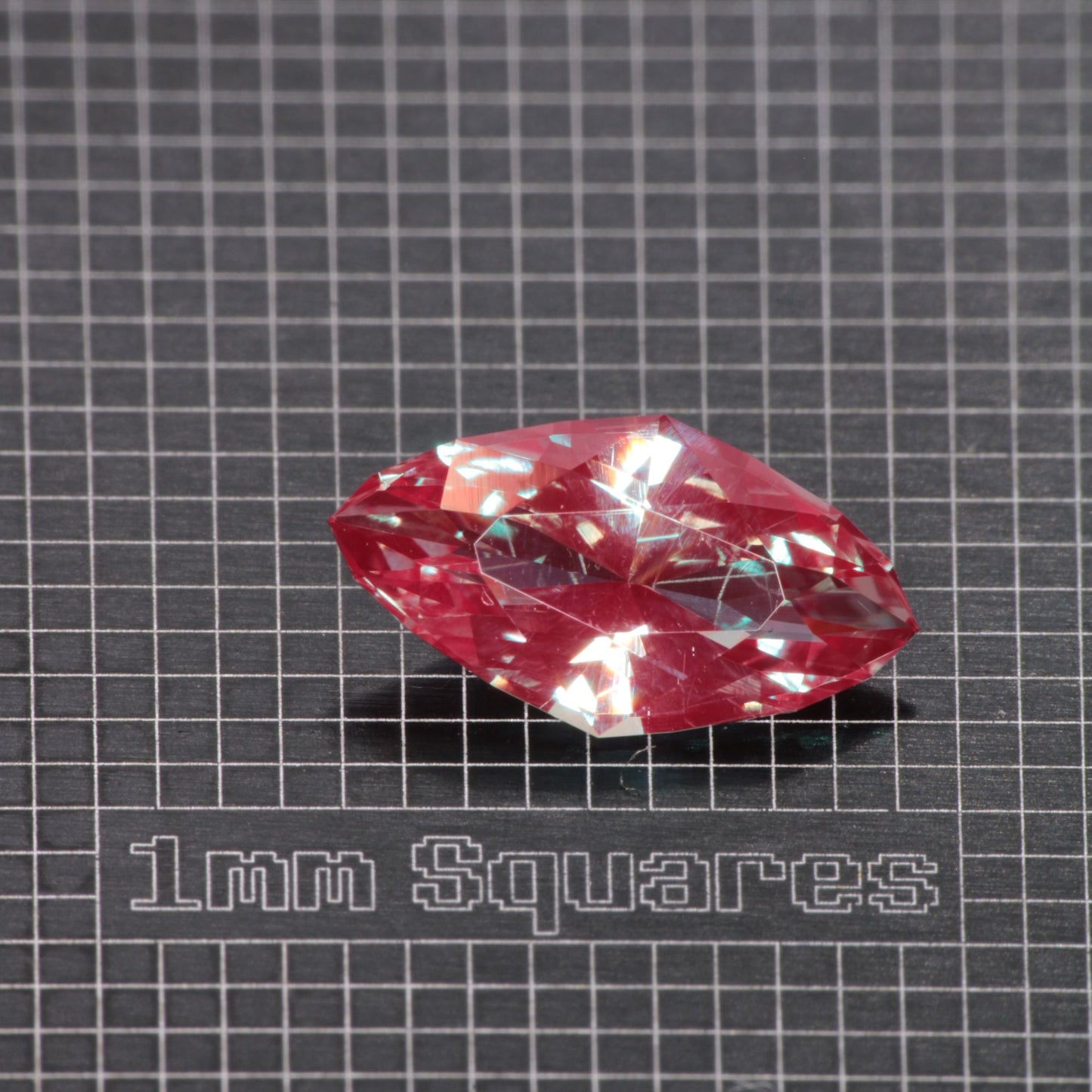 Faceted Marquise Lab Alexandrite Gemstone
