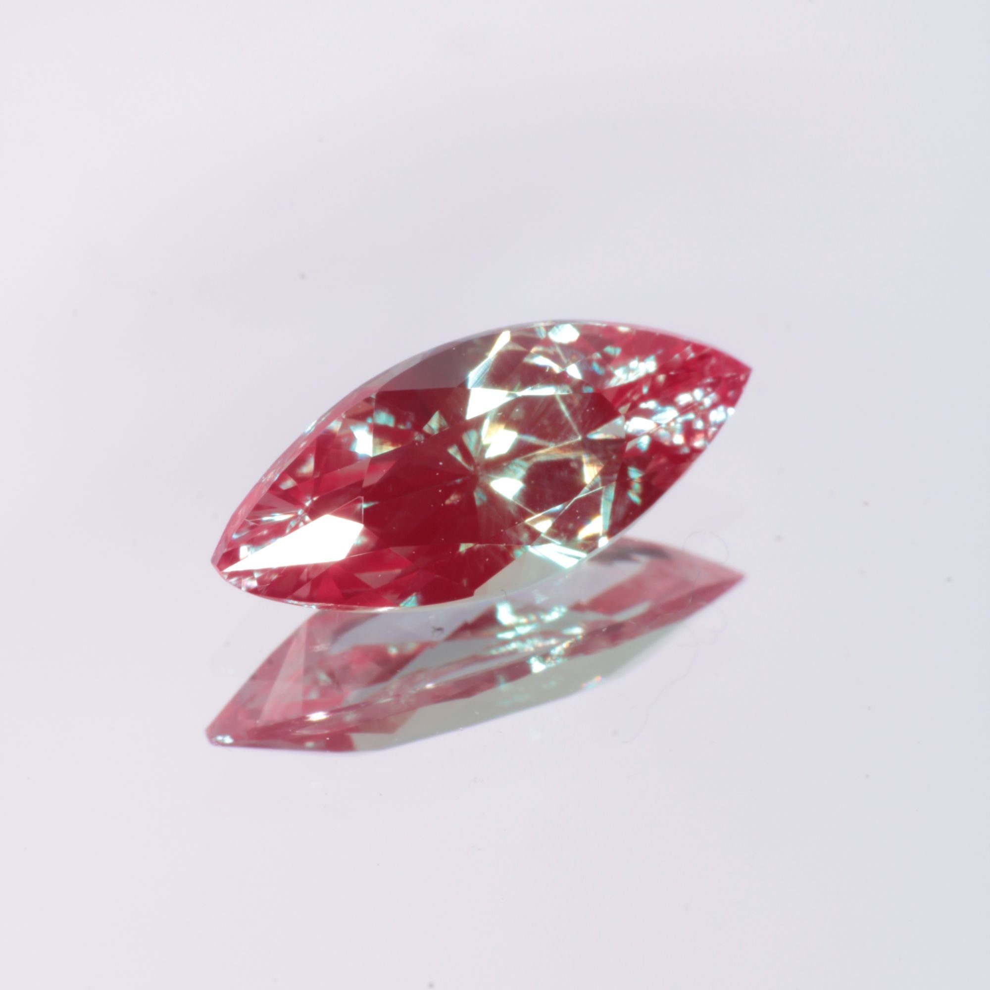 Faceted Marquise Lab Alexandrite Gemstone