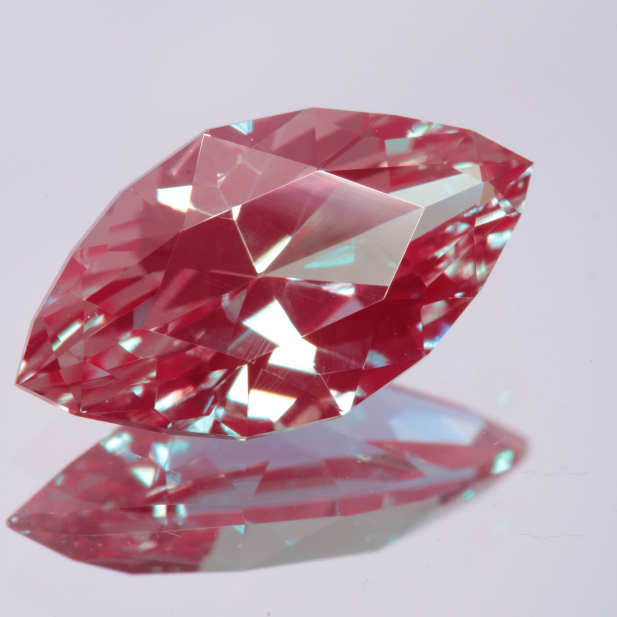 Faceted Marquise Lab Alexandrite Gemstone