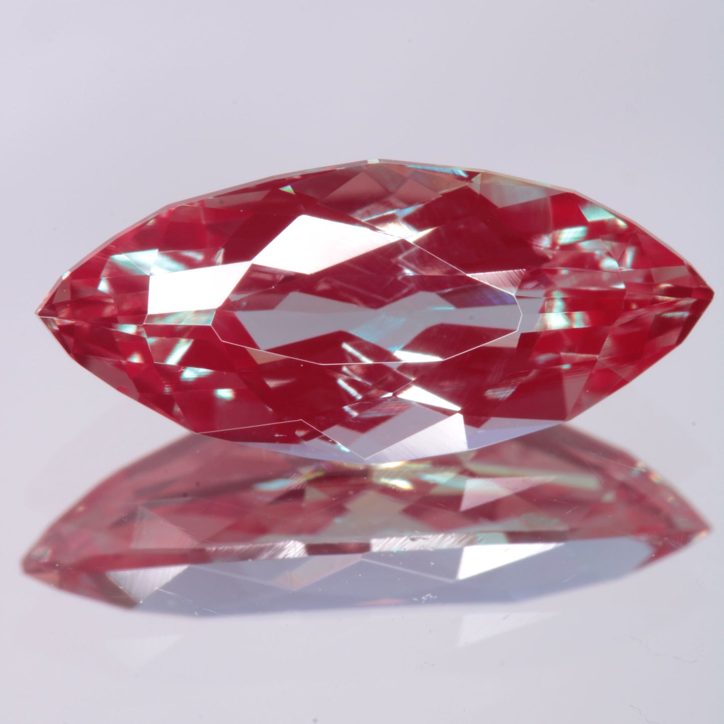 Faceted Marquise Lab Alexandrite Gemstone