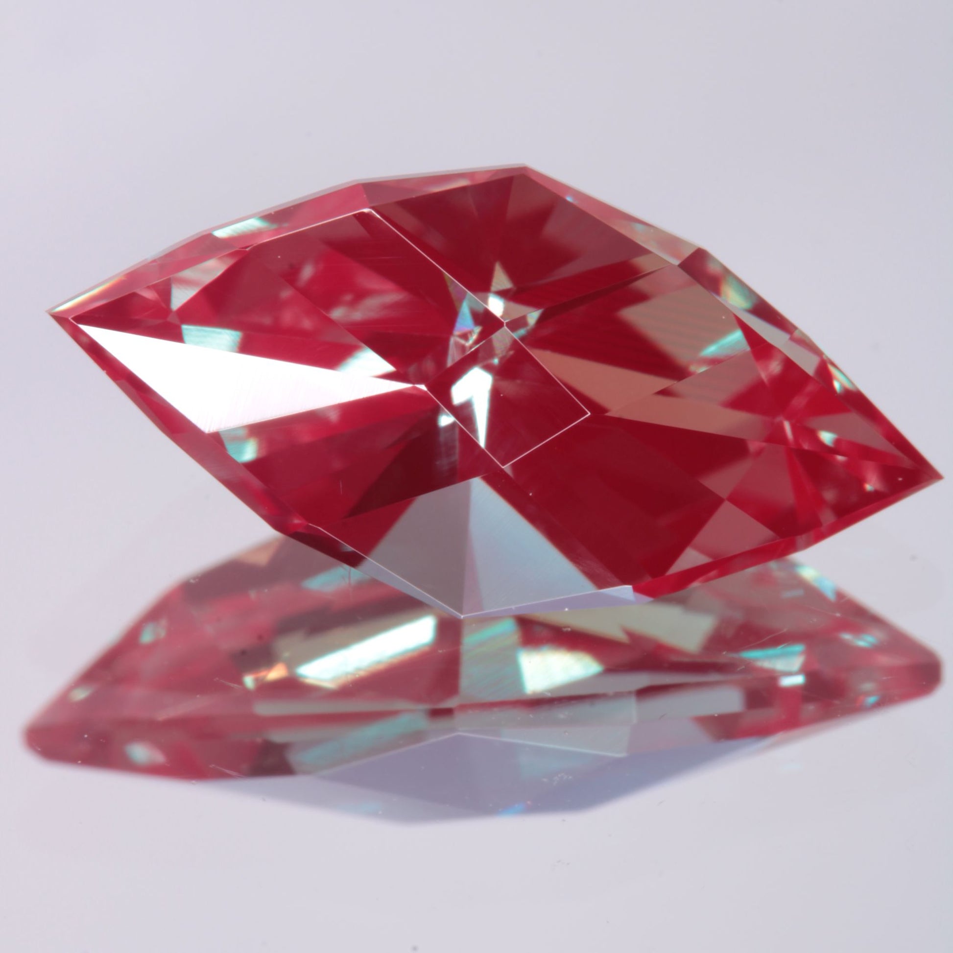 Faceted Marquise Lab Alexandrite Gemstone
