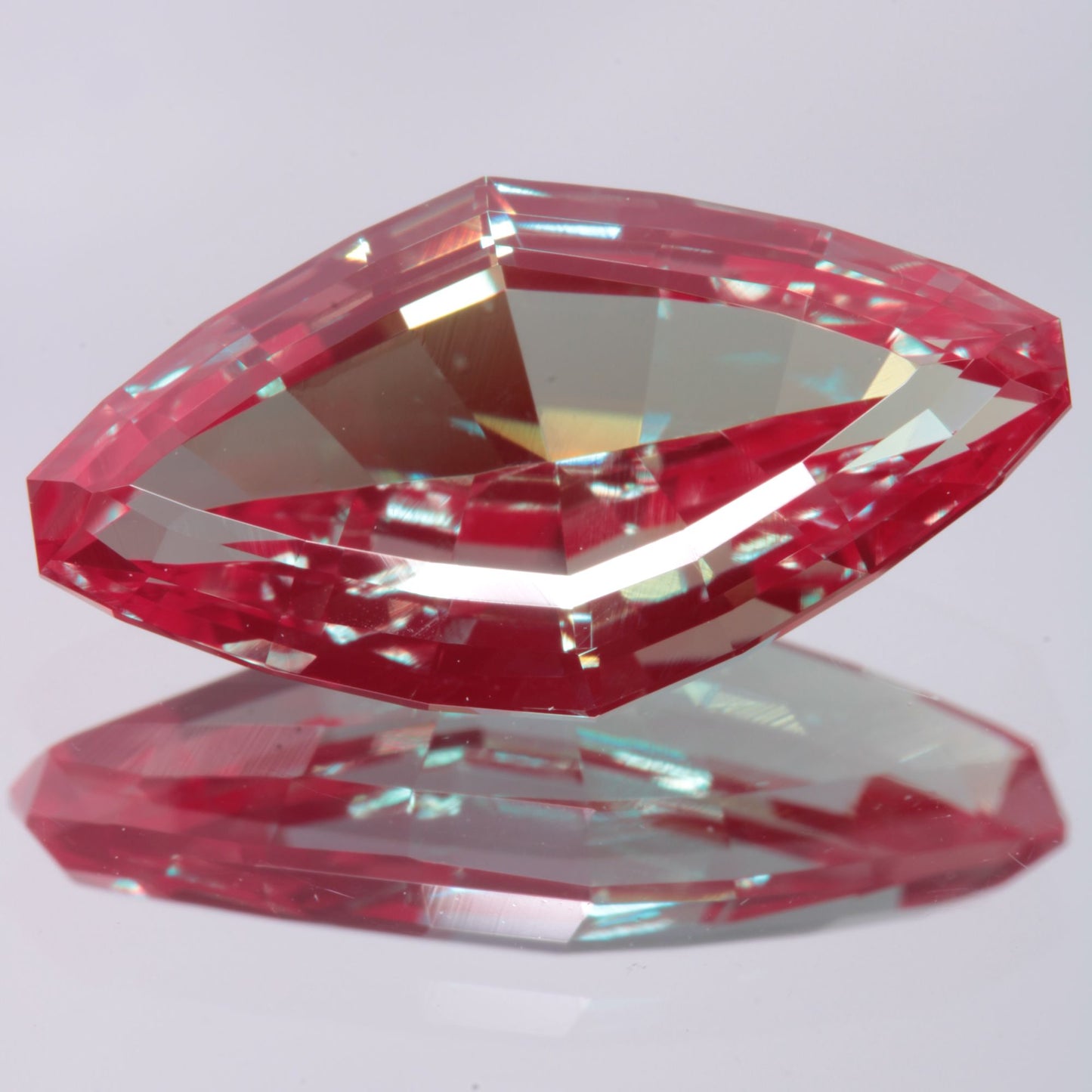 Faceted Marquise Lab Alexandrite Gemstone