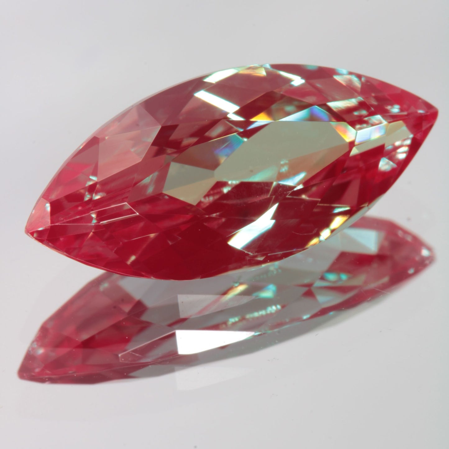 Faceted Marquise Lab Alexandrite Gemstone