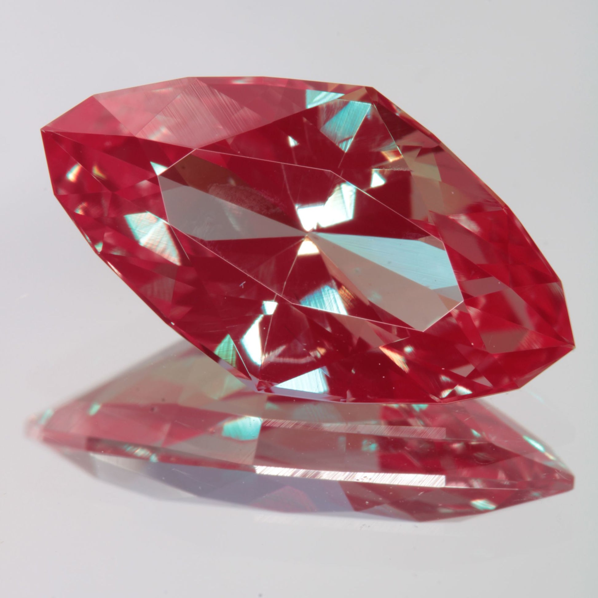 Faceted Marquise Lab Alexandrite Gemstone