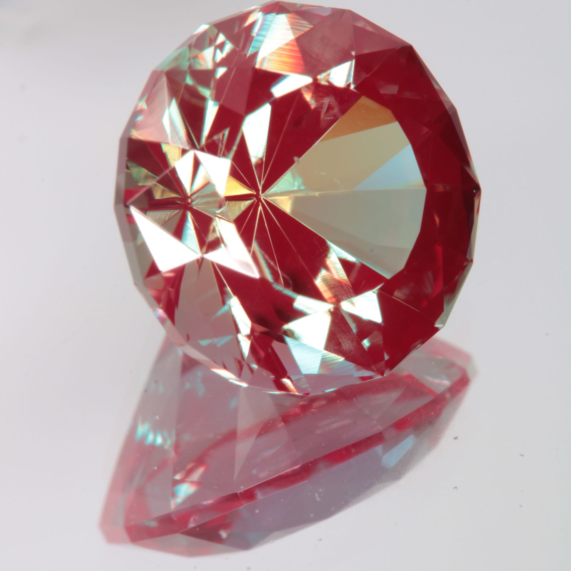 Faceted Round Lab Alexandrite Gemstone