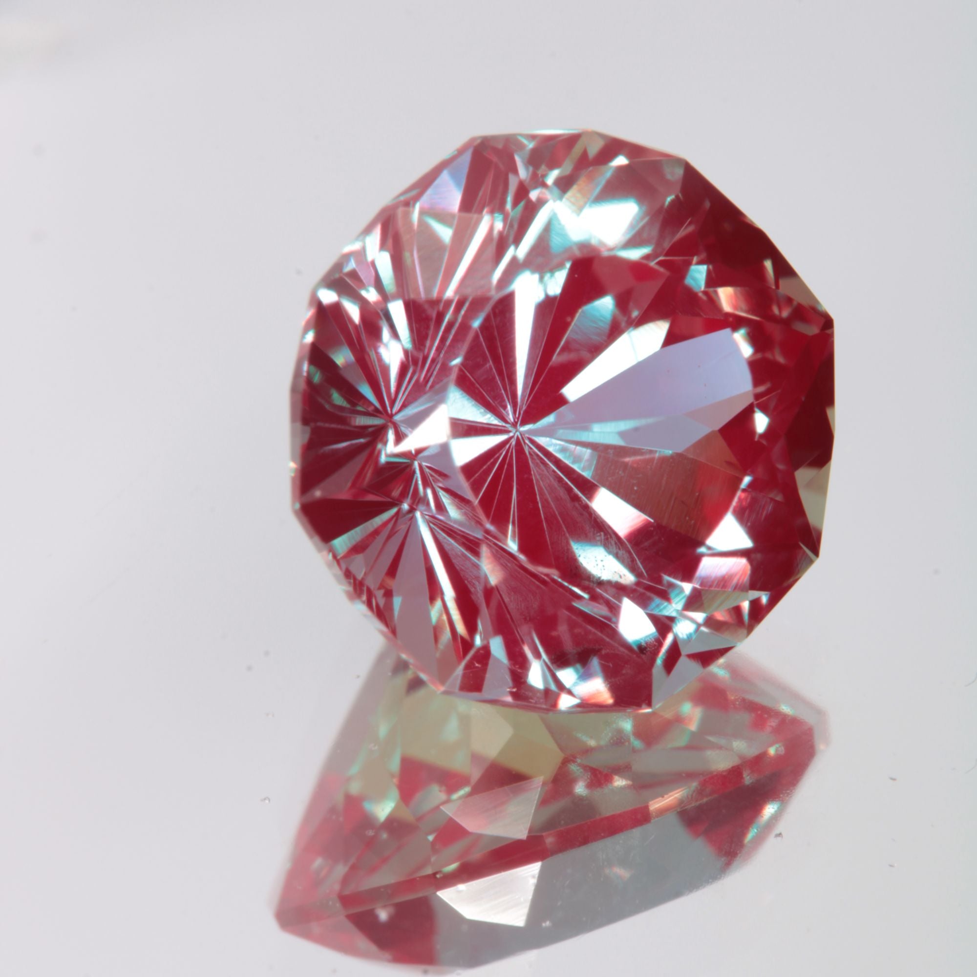 Faceted Octagon Lab Alexandrite Gemstone