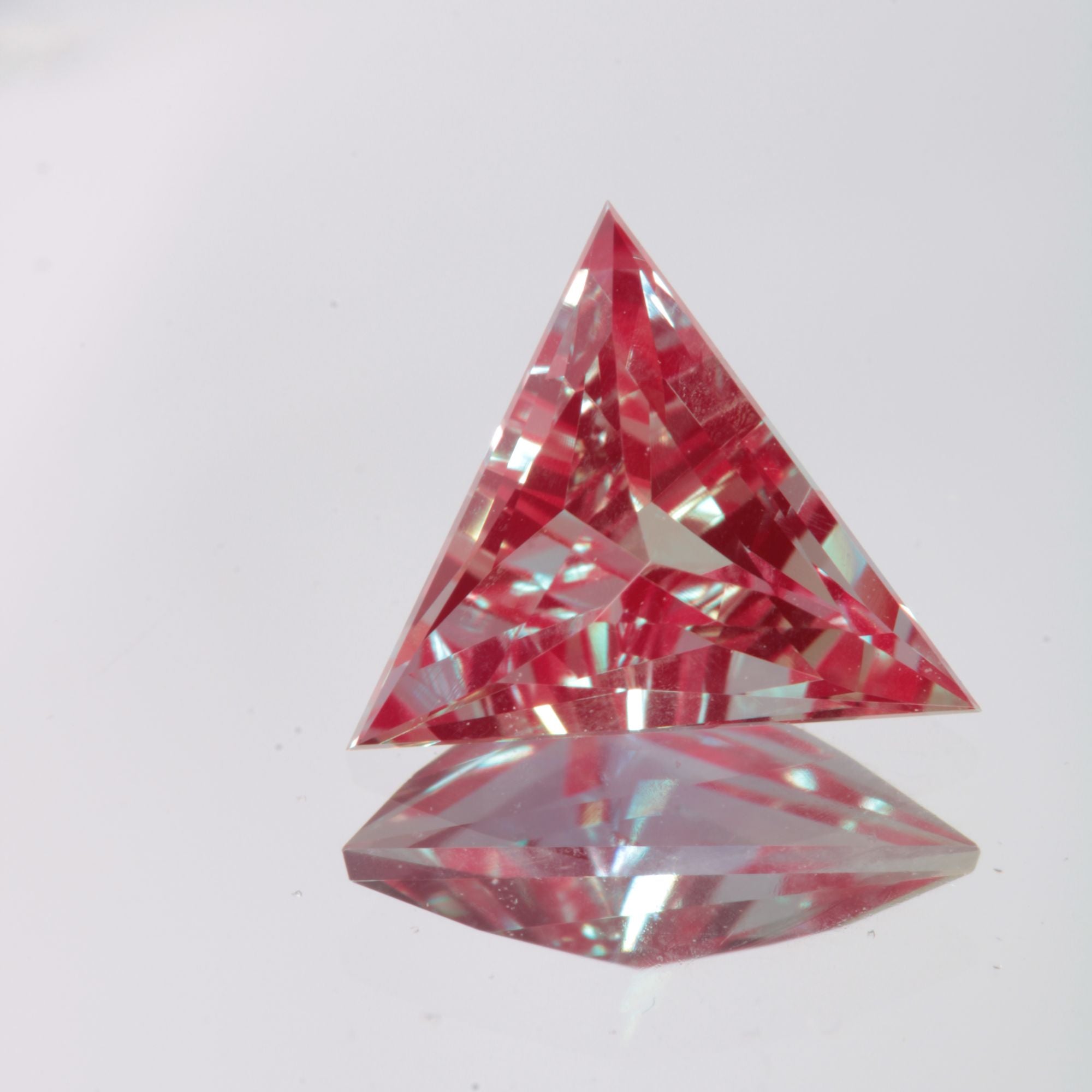 Faceted Trillion Lab Alexandrite Gemstone