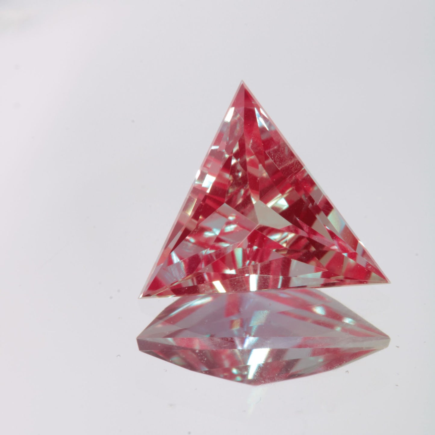 Faceted Trillion Lab Alexandrite Gemstone