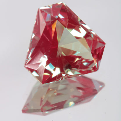 Faceted Clipped Trillion Lab Alexandrite Gemstone
