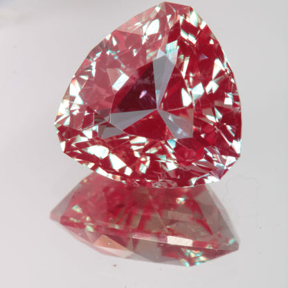 Faceted Rounded Trillion Lab Alexandrite Gemstone