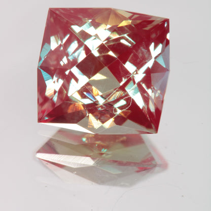 Faceted Square Lab Alexandrite Gemstone