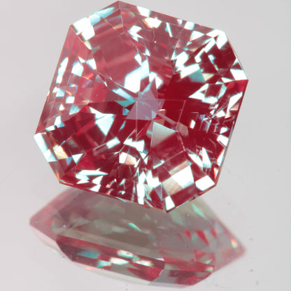 Faceted Square Lab Alexandrite Gemstone