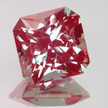 Faceted Square Lab Alexandrite Gemstone