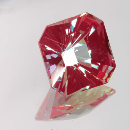 Faceted Square Lab Alexandrite Gemstone