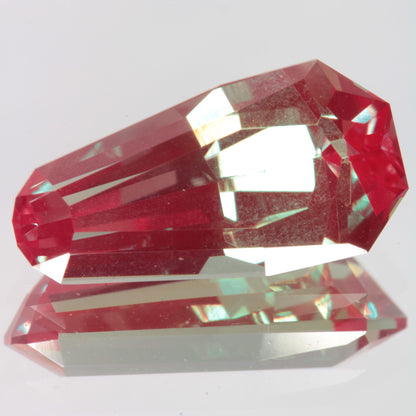 Faceted Coffin Lab Alexandrite Gemstone