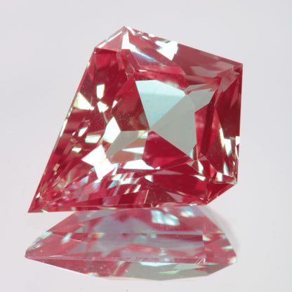 Faceted Brilliant Kite Lab Alexandrite Gemstone