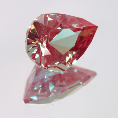 Faceted Pear Lab Alexandrite Gemstone