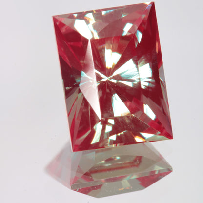 Faceted Rectangle Lab Alexandrite Gemstone