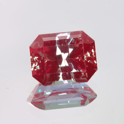 Faceted Rectangle Lab Alexandrite Gemstone