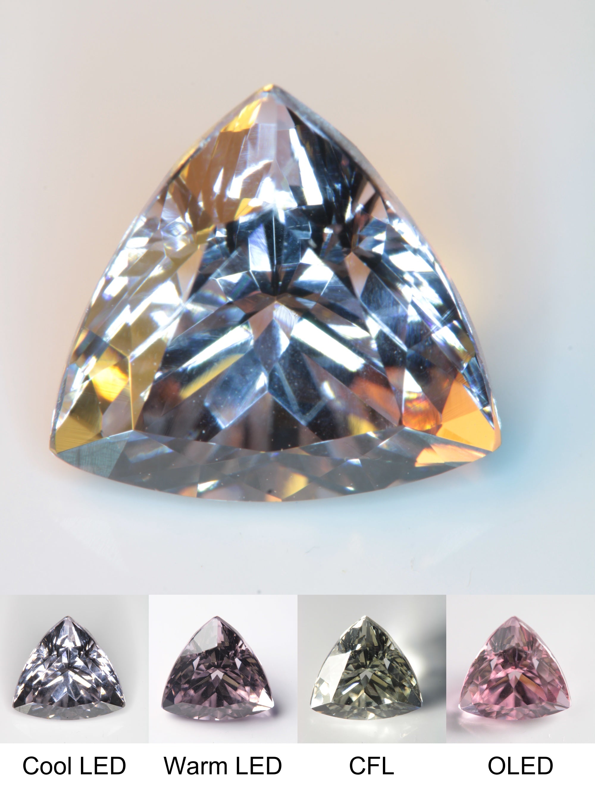Dusk Grey Laser Garnet, Purple Grey Nd+ Laser YAG