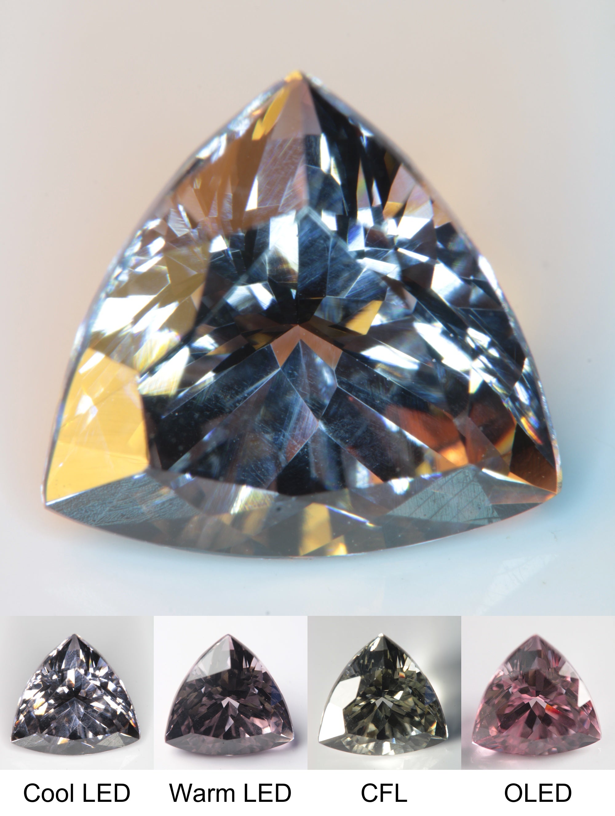 Dusk Grey Laser Garnet, Purple Grey Nd+ Laser YAG