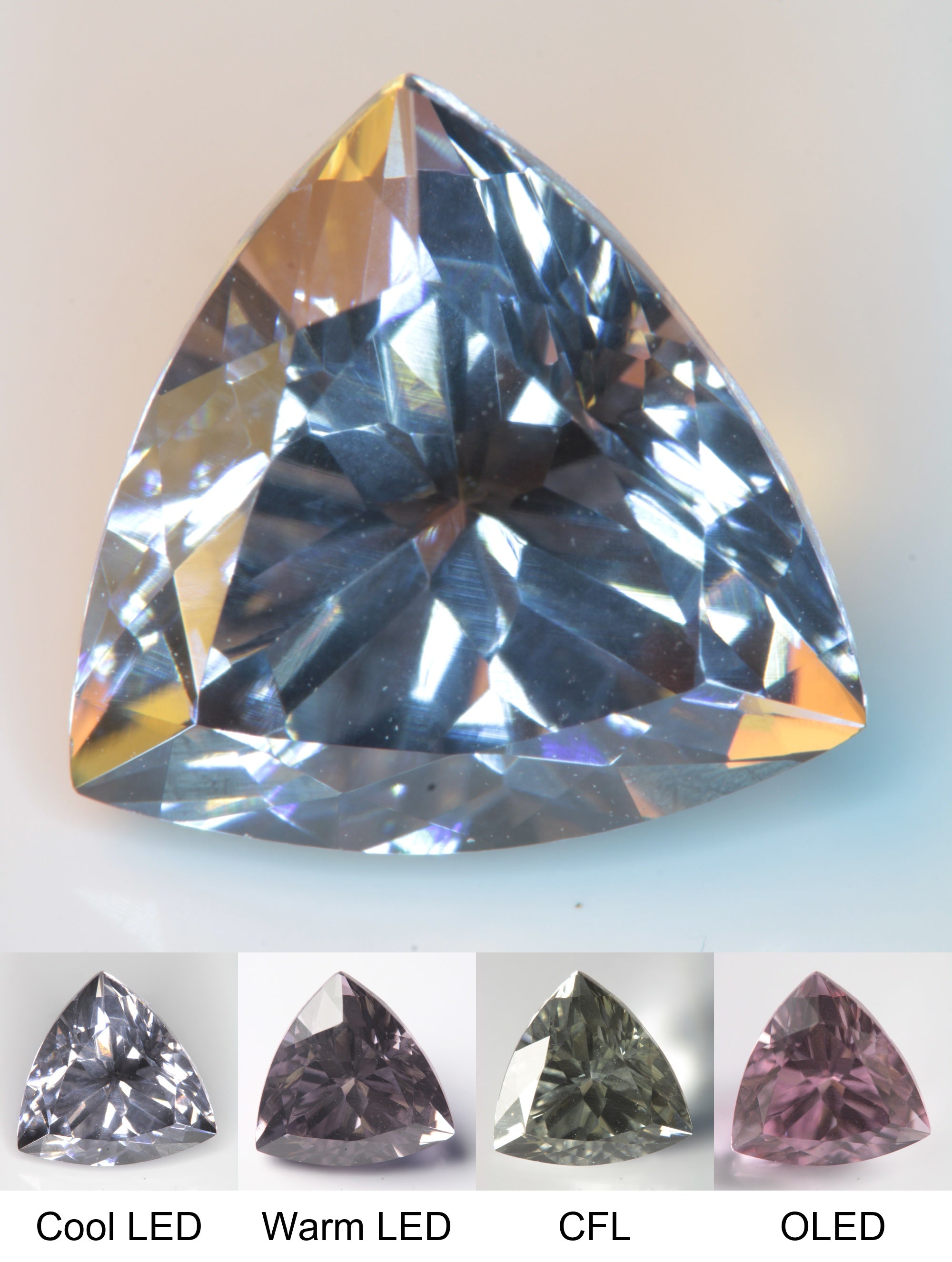 Dusk Grey Laser Garnet, Purple Grey Nd+ Laser YAG