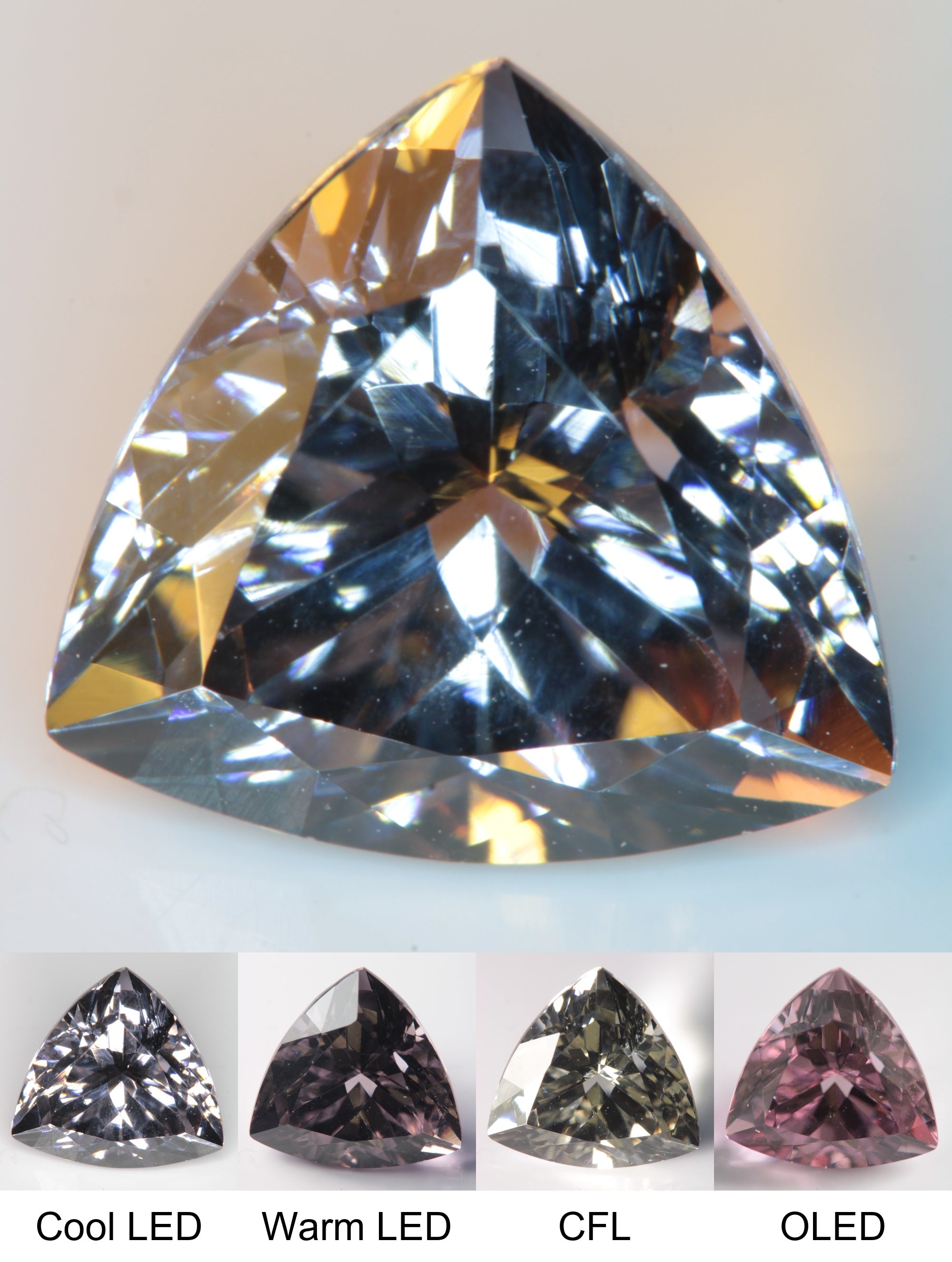 Dusk Grey Laser Garnet, Purple Grey Nd+ Laser YAG