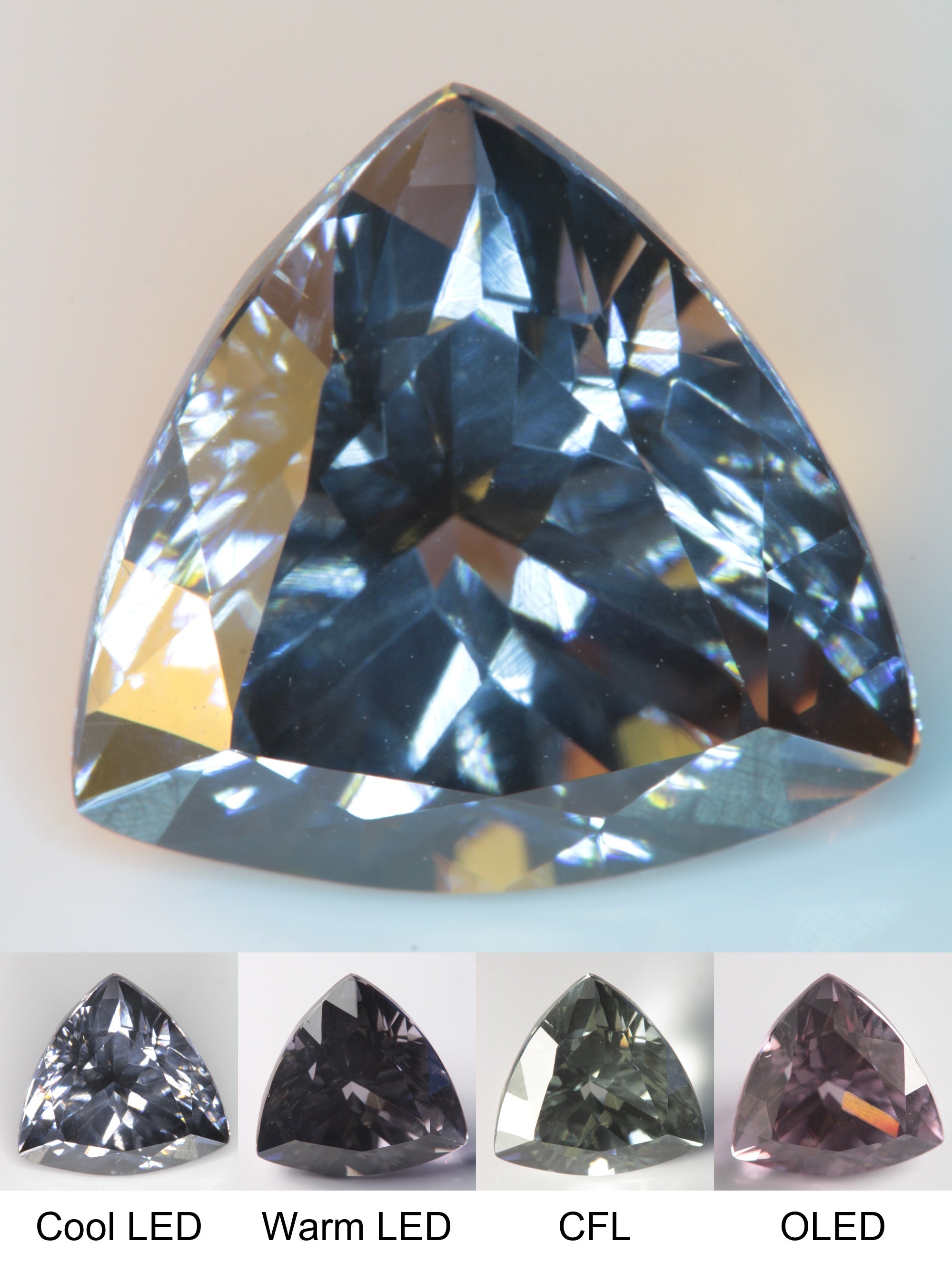 Dusk Grey Laser Garnet, Purple Grey Nd+ Laser YAG