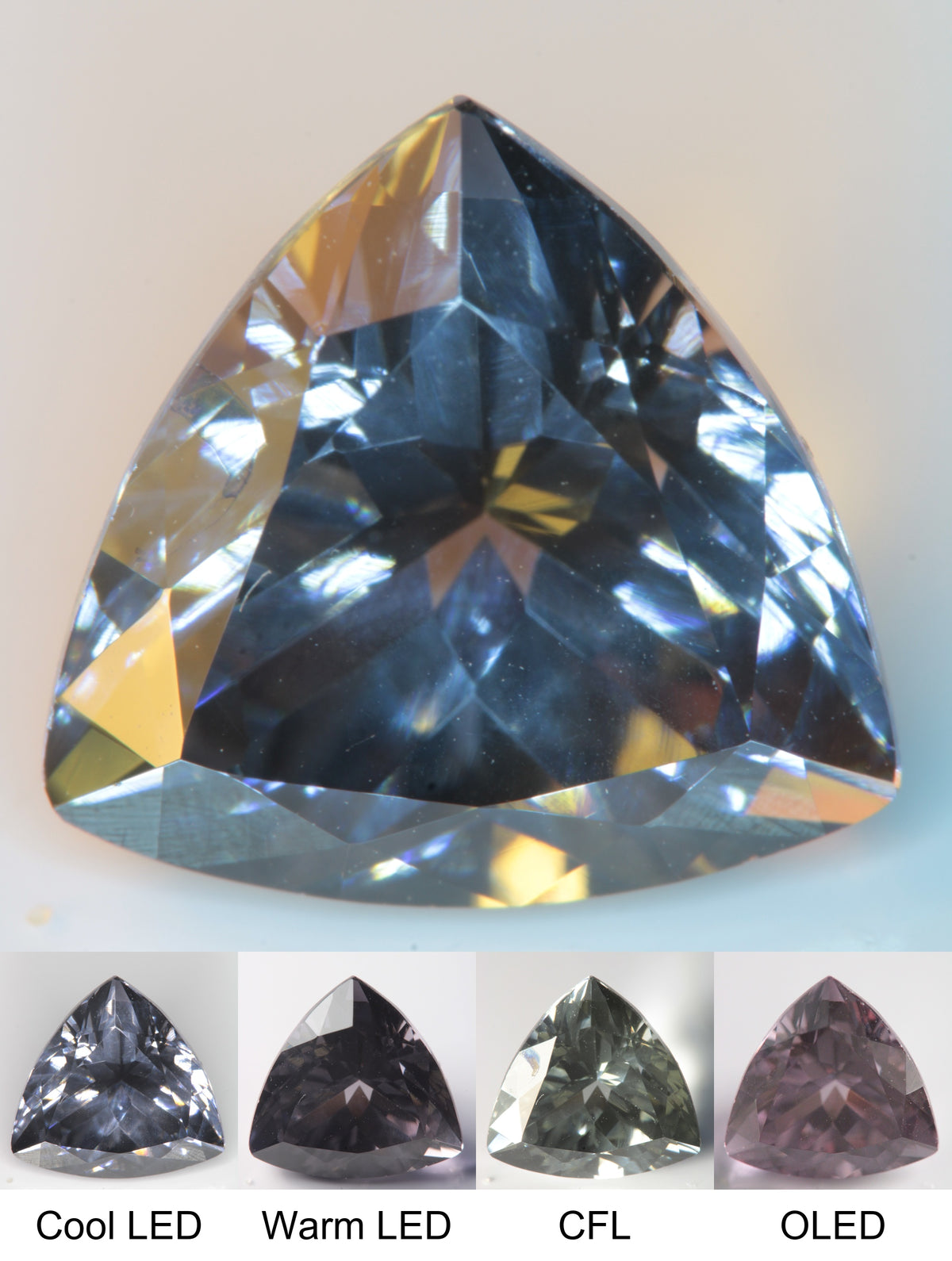 Dusk Grey Laser Garnet, Purple Grey Nd+ Laser YAG