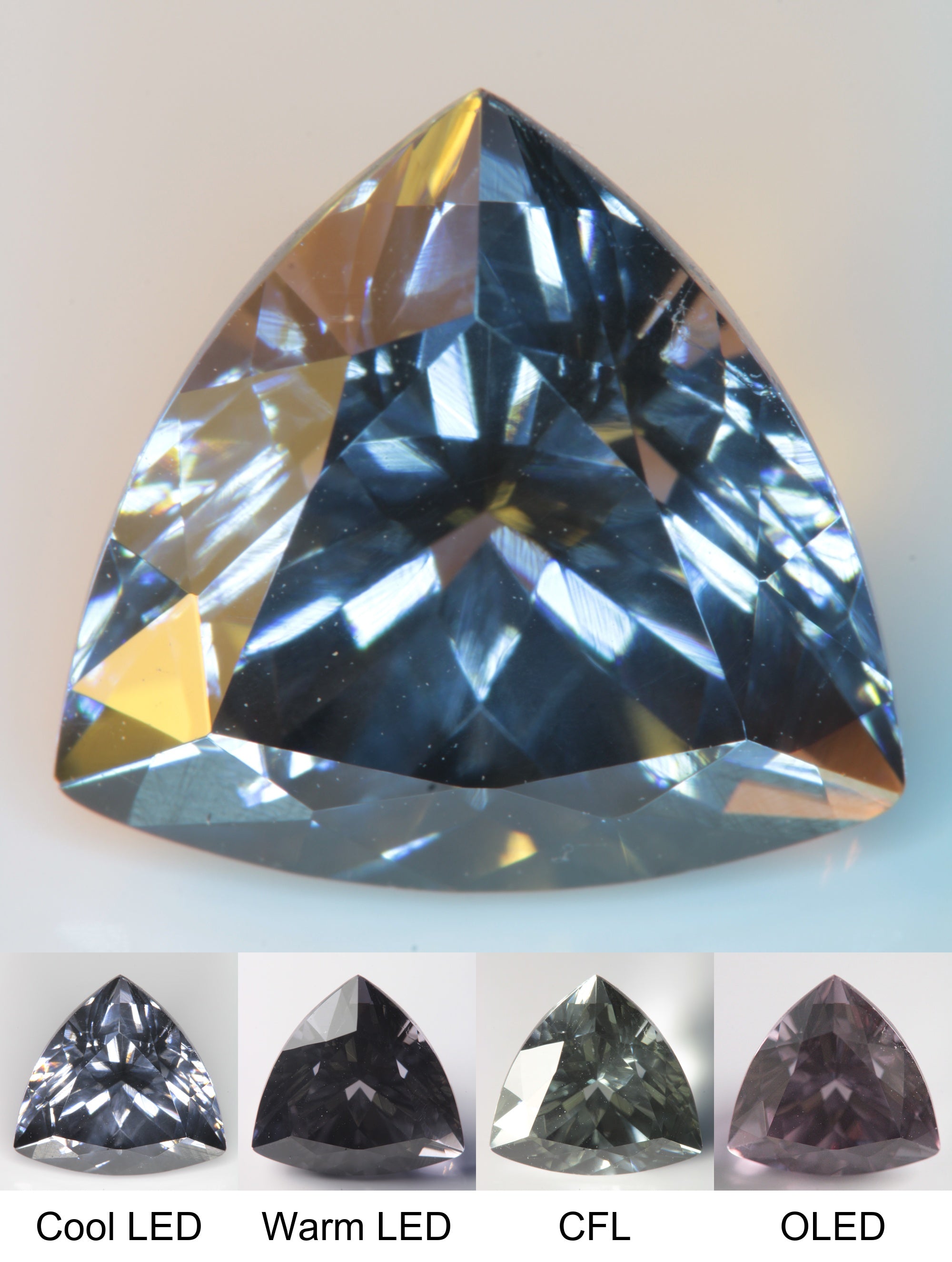 Dusk Grey Laser Garnet, Purple Grey Nd+ Laser YAG