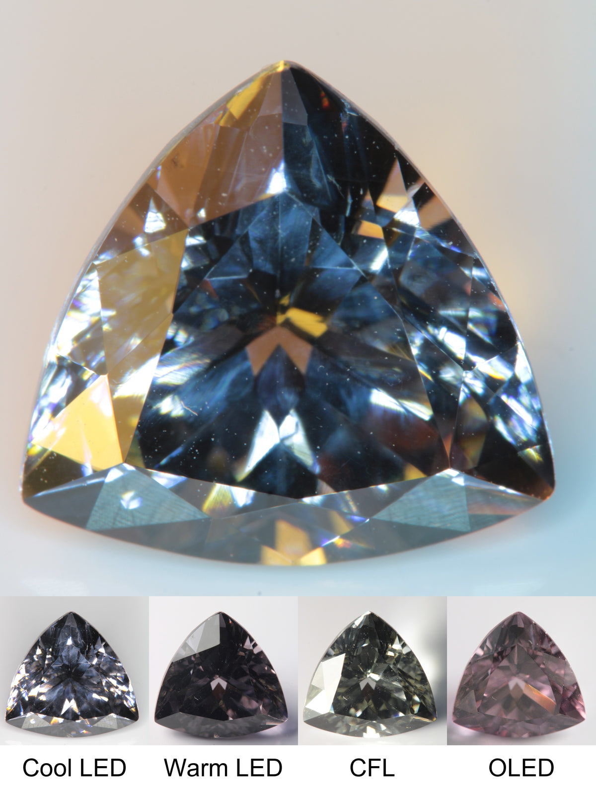 Dusk Grey Laser Garnet, Purple Grey Nd+ Laser YAG