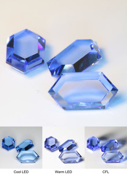 Dark Blue Spinel Retrohex Gemstone
