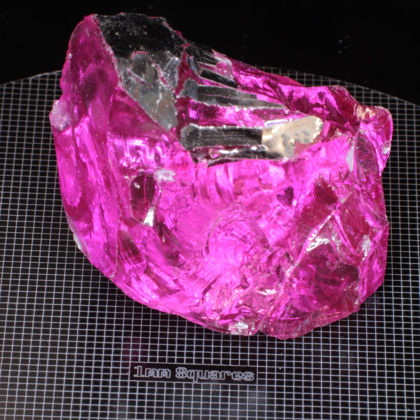 extra large Red-Pink Lab Laser Ruby dice rough