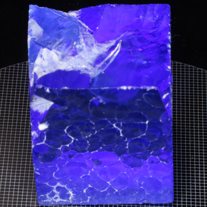 extra large Vivid Blue Lab Cobalt Quartz dice rough