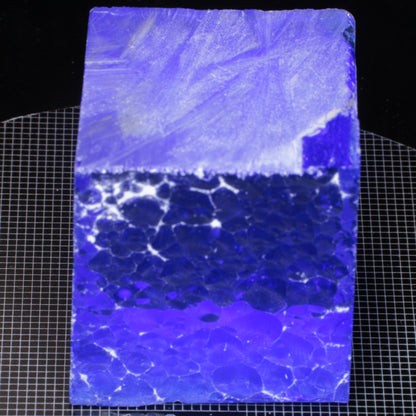 extra large Vivid Blue Lab Cobalt Quartz dice rough