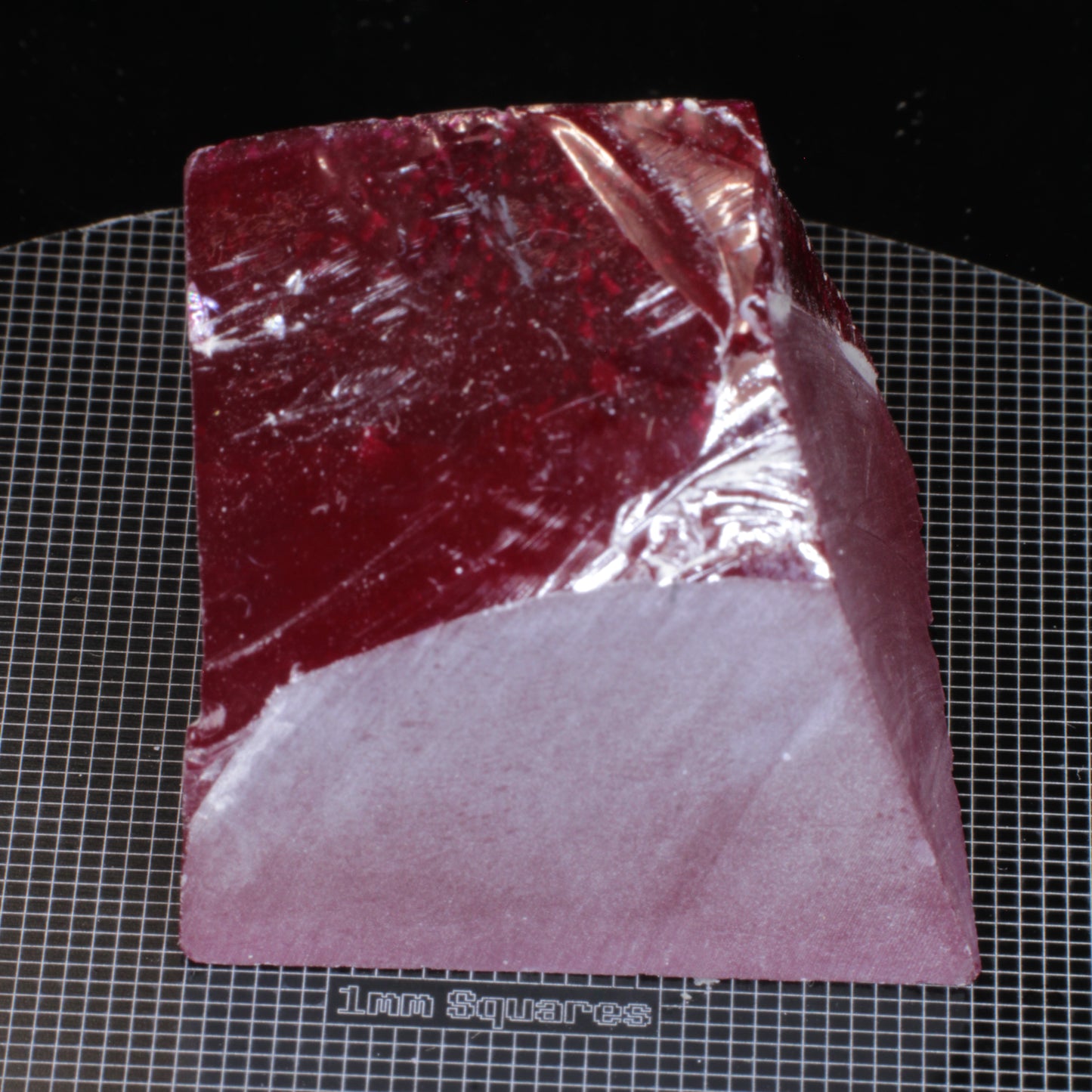 extra large Padparadscha Laser Sapphire dice rough