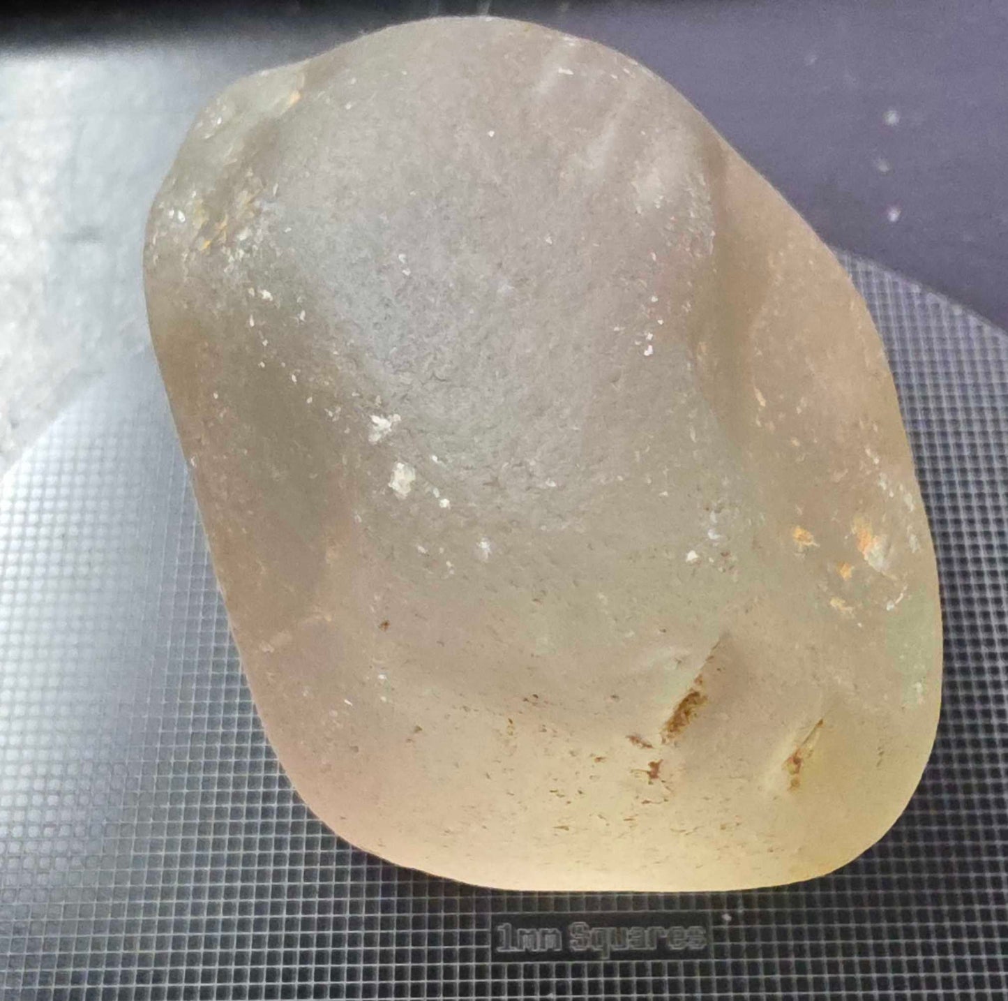 extra large Large Pink Nd+Ce Laser YAG dice rough