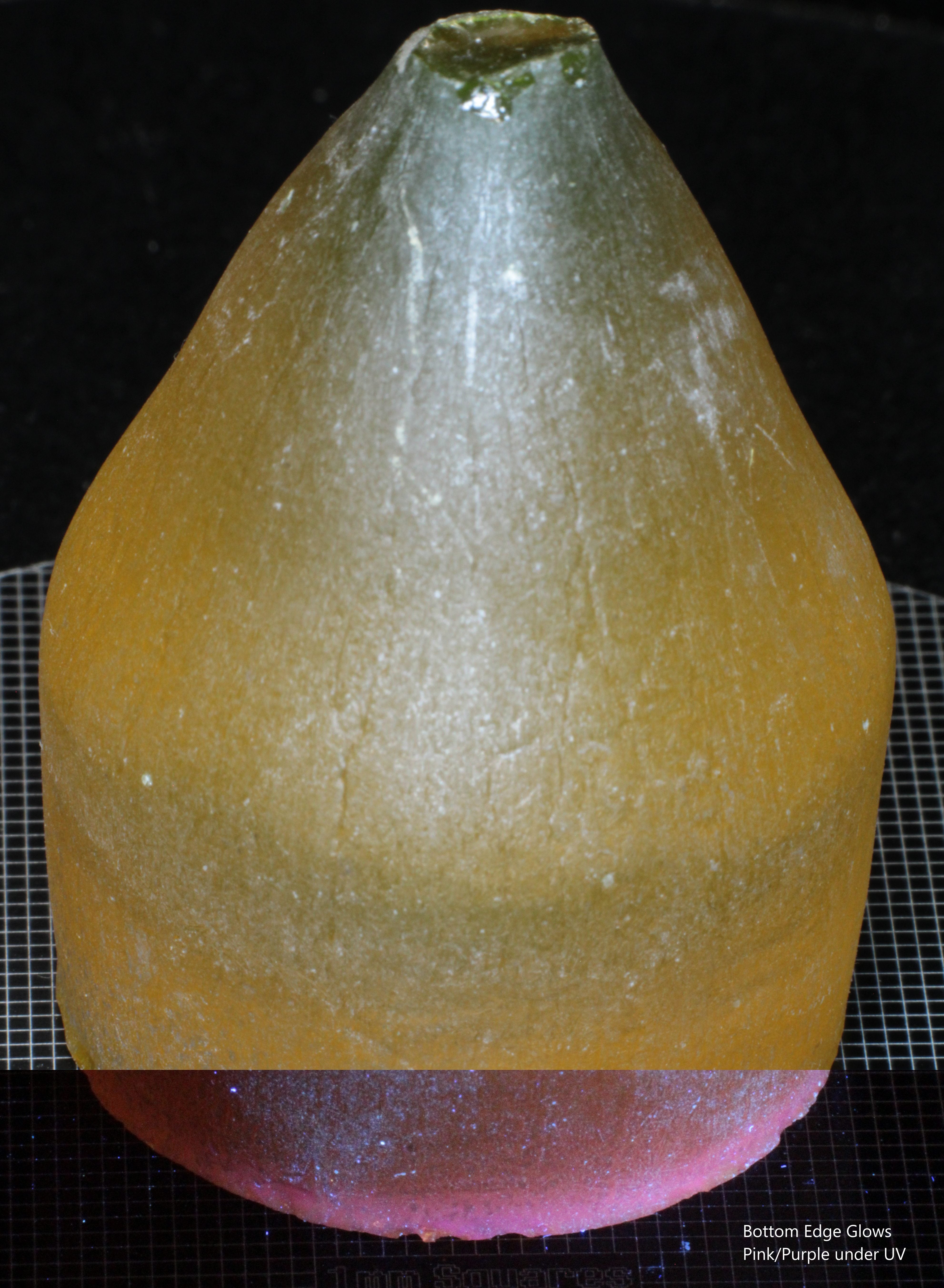 extra large Yellow Ce/Nd YAG dice rough