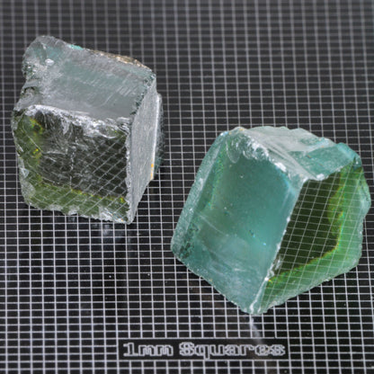 Dichroic Blue Yellow Moissanite Facet Rough