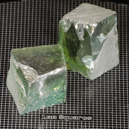 Dichroic Blue Yellow Moissanite Facet Rough