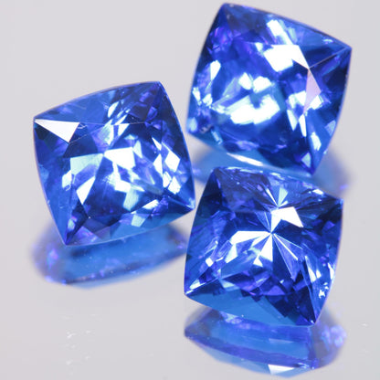 Faceted Spinel, Djeva Blue Cushion Cut Stone