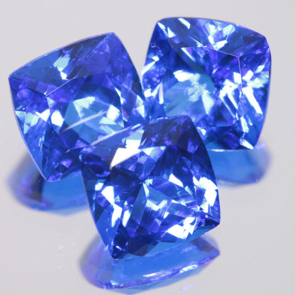 Faceted Spinel, Djeva Blue Cushion Cut Stone
